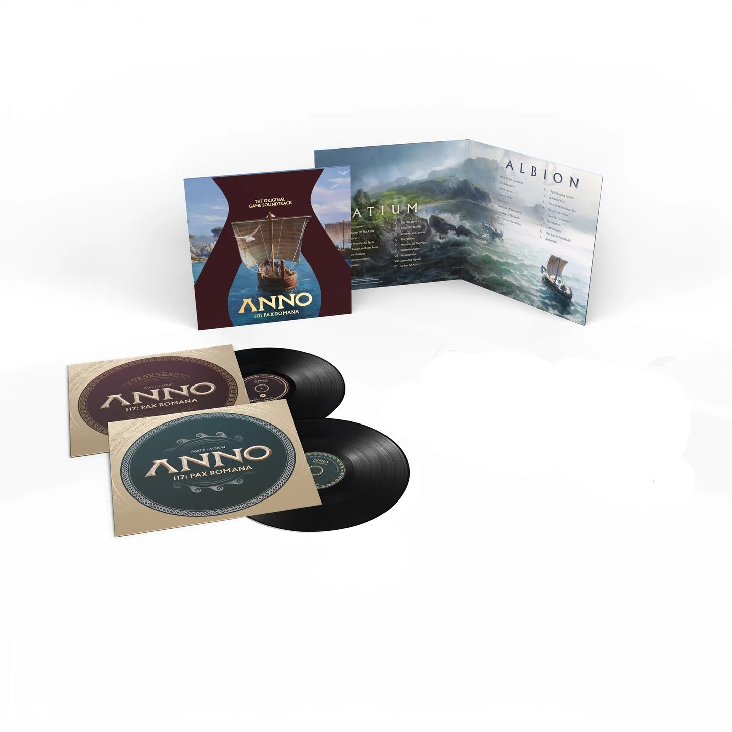 Anno 117: Pax Romana Vinyl - Original Video Game Soundtrack 2xLP Vinyl Laced Records - Arcline Store