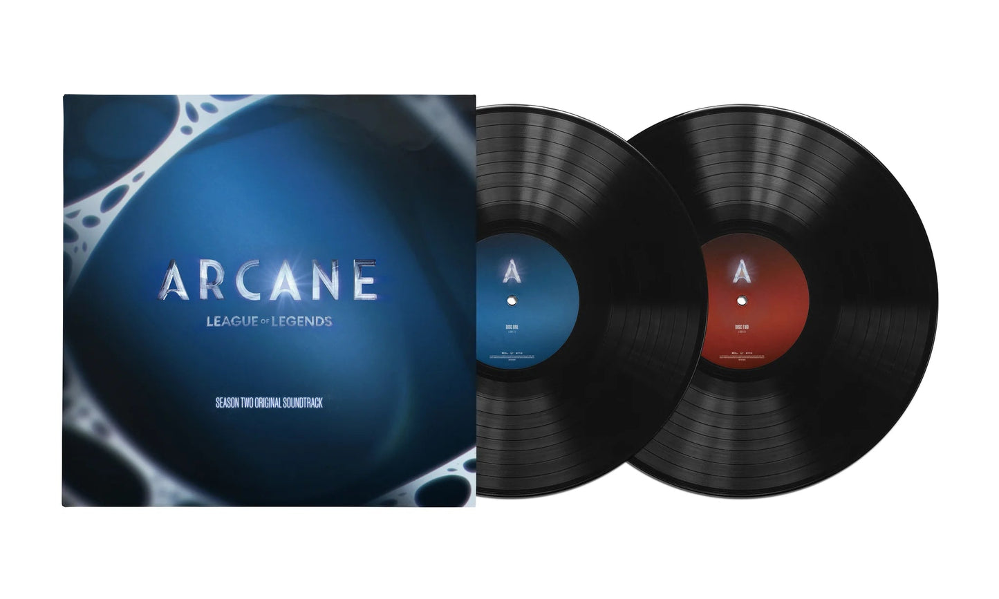 Arcane: League of Legends Season 2 Vinyl - Original Animated Series Soundtrack 2xLP Vinyl Riot Games Music - Arcline Store