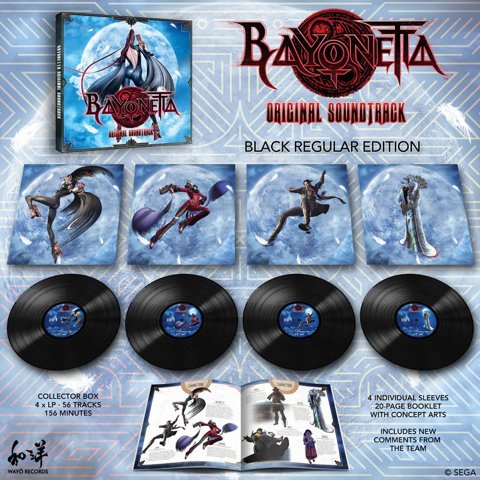 Bayonetta Vinyl - Original Video Game Soundtrack 4xLP Vinyl Wayô Records - Arcline Store