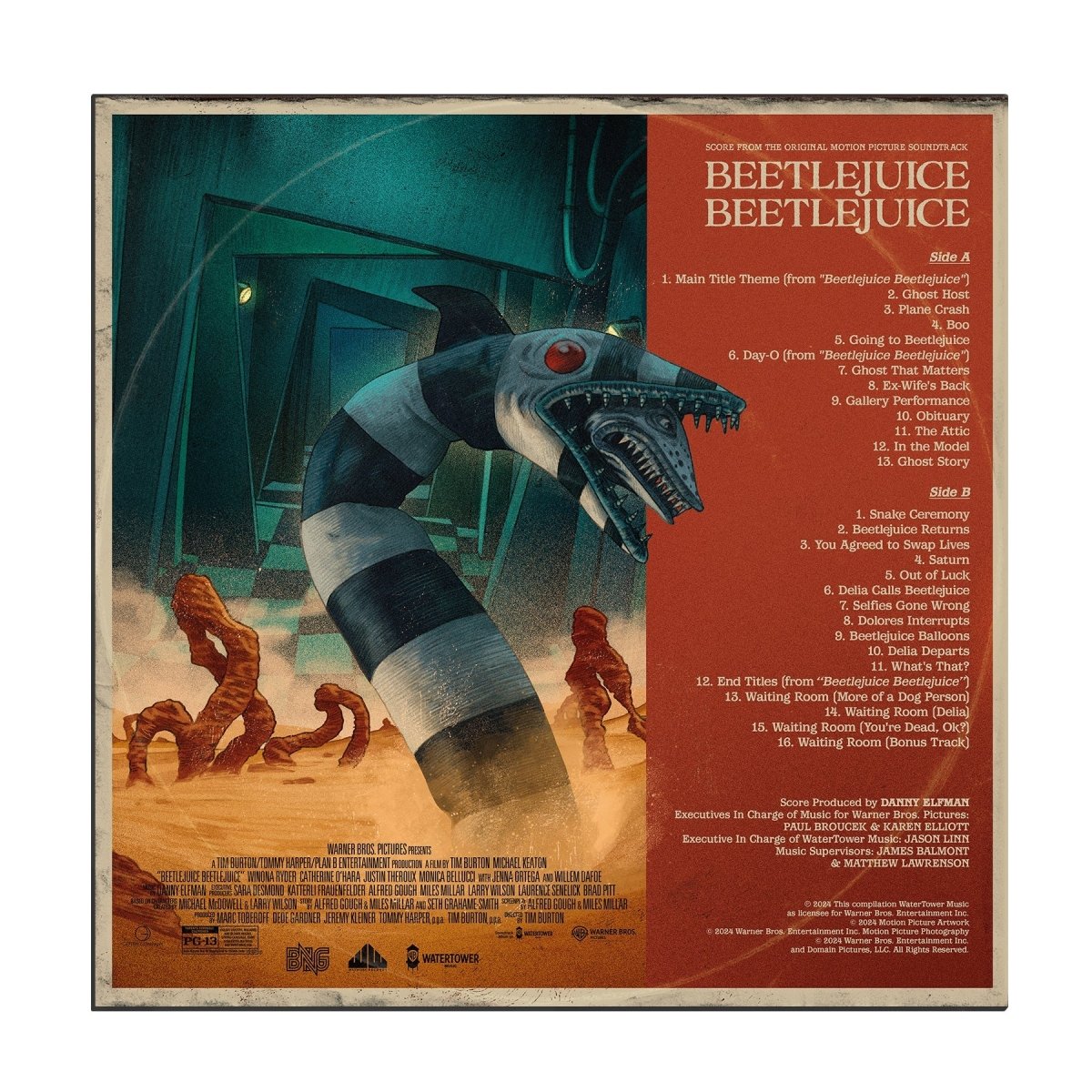 Beetlejuice Beetlejuice Vinyl - Original Motion Picture Score 1xLP Vinyl Waxwork Records - Arcline Store