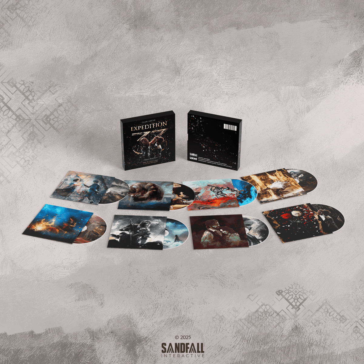 Clair Obscur: Expedition 33 CD Box - Original Video Game Soundtrack 8xCD Compact Disc Laced Records - Arcline Store