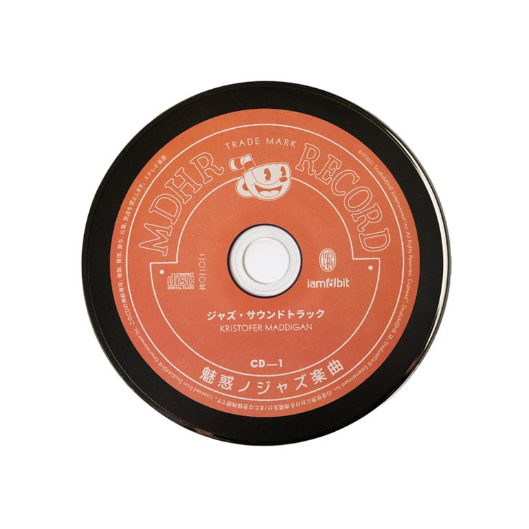 Cuphead CD Set: Songs & Sketches - Original VIdeo Game Soundtrack 2xCD Compact Disc Iam8bit - Arcline Store