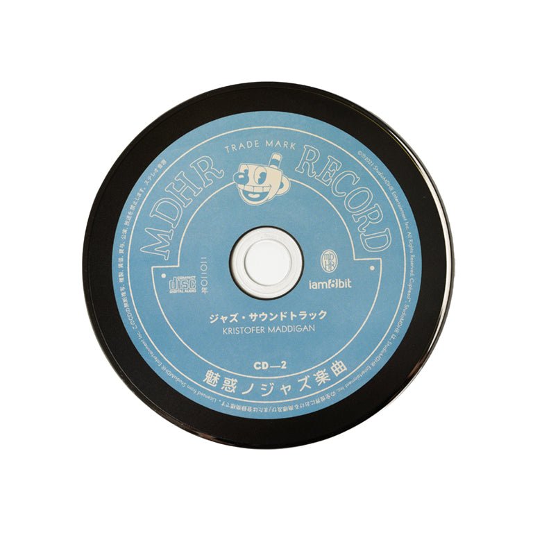 Cuphead CD Set: Songs & Sketches - Original VIdeo Game Soundtrack 2xCD Compact Disc Iam8bit - Arcline Store