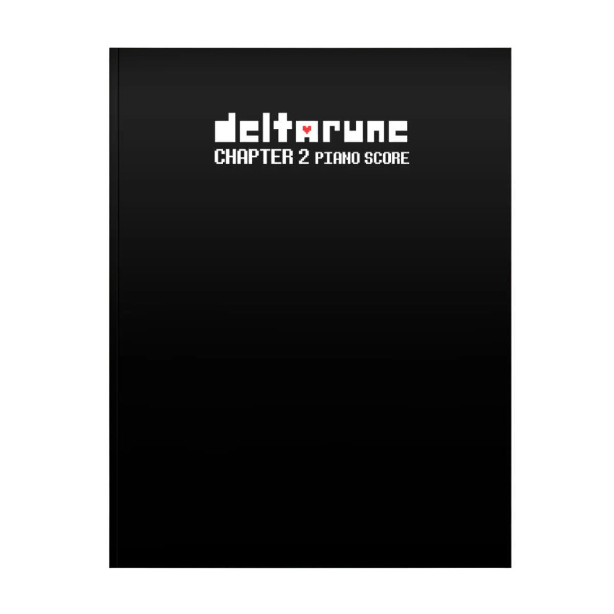 DELTARUNE Chapter 2 Piano Score - Sheet Music Book Sheet Music Book Materia Editions - Arcline Store
