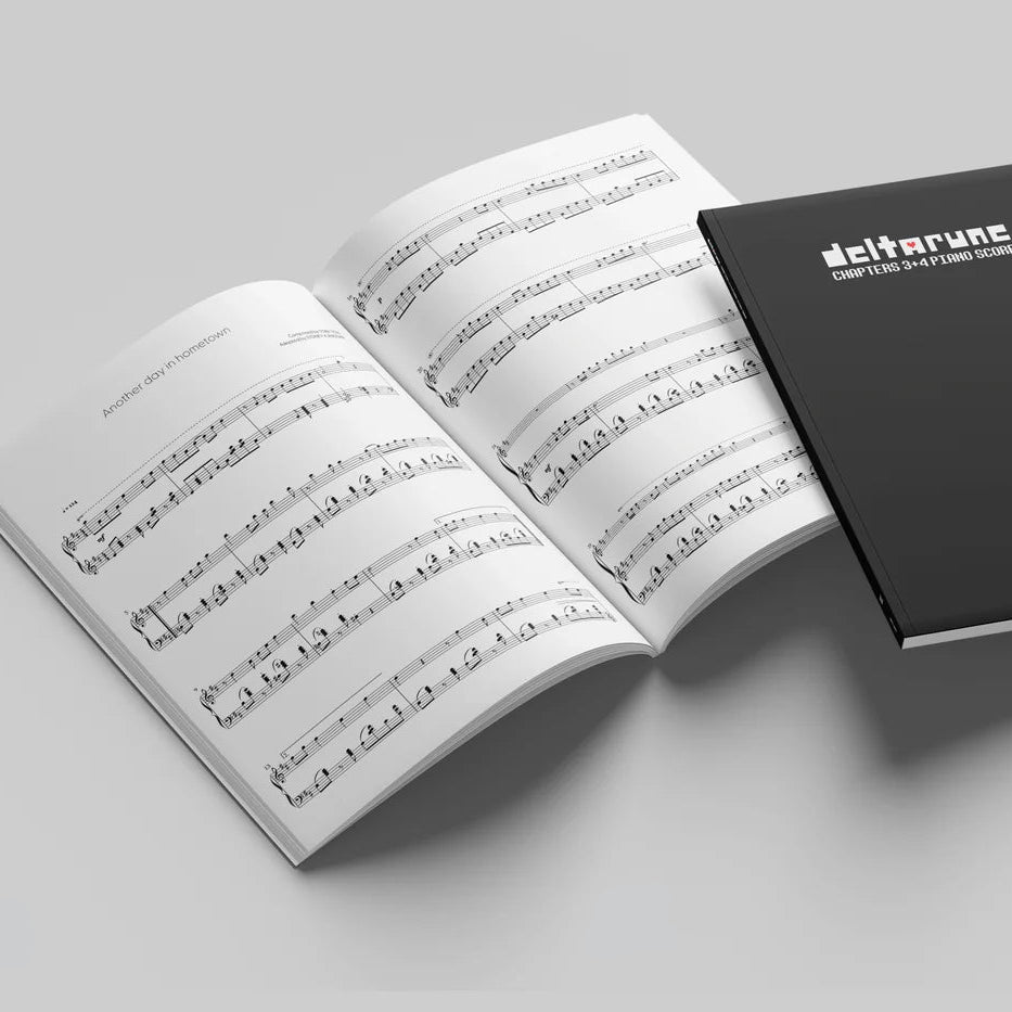 DELTARUNE Chapters 3+4 Piano Score - Sheet Music Book Sheet Music Book Materia Editions - Arcline Store
