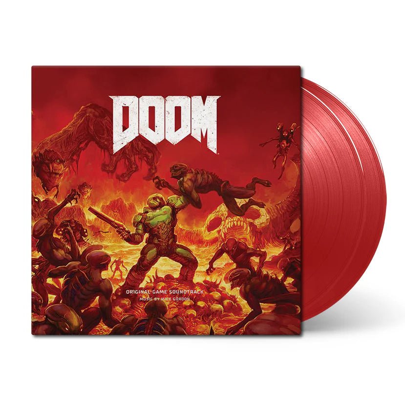 DOOM Vinyl - Original Video Game Soundtrack 2xLP Vinyl Laced Records - Arcline Store