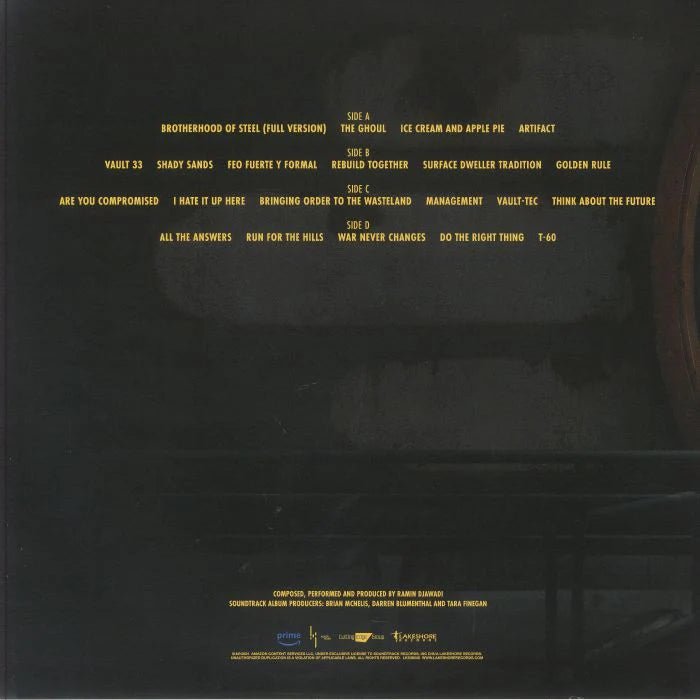 Fallout Vinyl - Original Series Soundtrack 2xLP Vinyl Lakeshore Records - Arcline Store