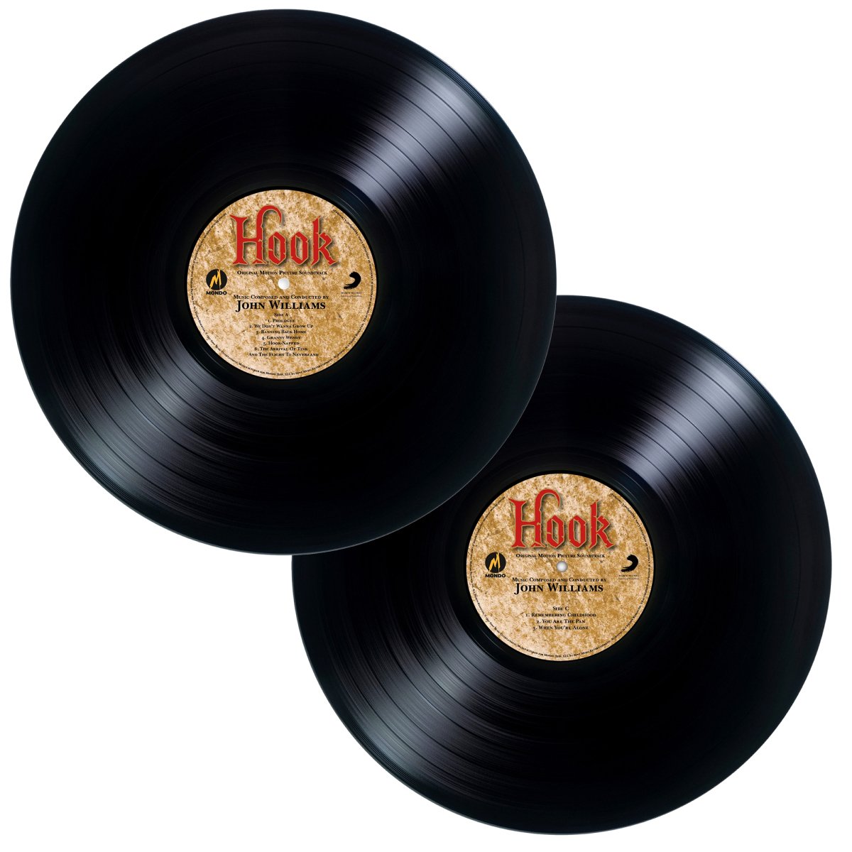 Hook - Original Motion Picture Soundtrack 2xLP Vinyl Mondo - Arcline Store
