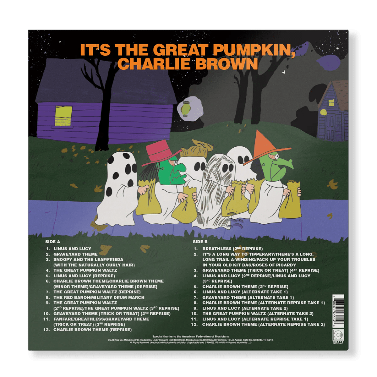 It’s The Great Pumpkin, Charlie Brown (Original Soundtrack) Vinyl Craft Recordings - Arcline Store
