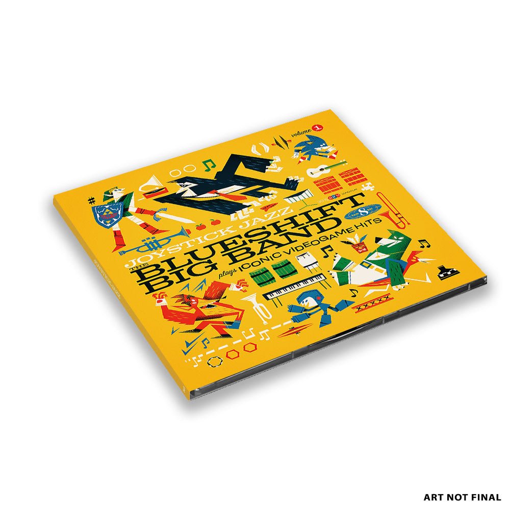 Joystick Jazz Volume 1 CD - The Blueshift Big Band 1xCD Compact Disc Iam8bit - Arcline Store