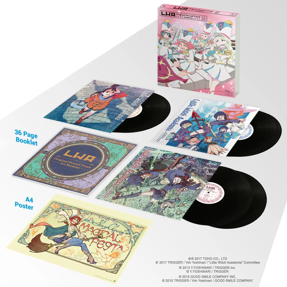Little Witch Academia Vinyl - Original Anime Soundtrack 6xLP Vinyl Anime Limited - Arcline Store