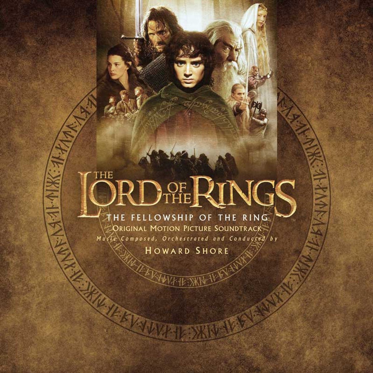 Lord Of The Rings: The Fellowship of the Ring Vinyl - Original Motion Picture Soundtrack 2xLP Vinyl Rhino Records - Arcline Store