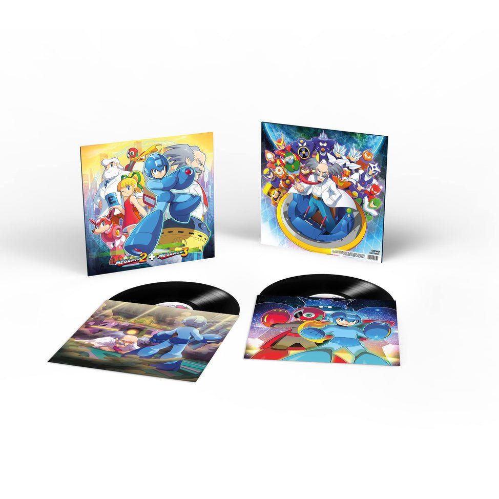 Mega Man 2 & 3 - Original Video Game Soundtrack 2xLP Vinyl Capcom Sound Team - Arcline Store
