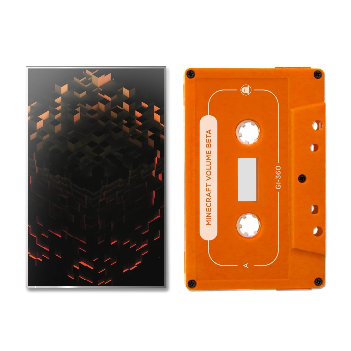 Minecraft: Volume Alpha + Beta Bundle - Original Video Game Soundtrack 2xTape Cassette Tape Ghostly International - Arcline Store