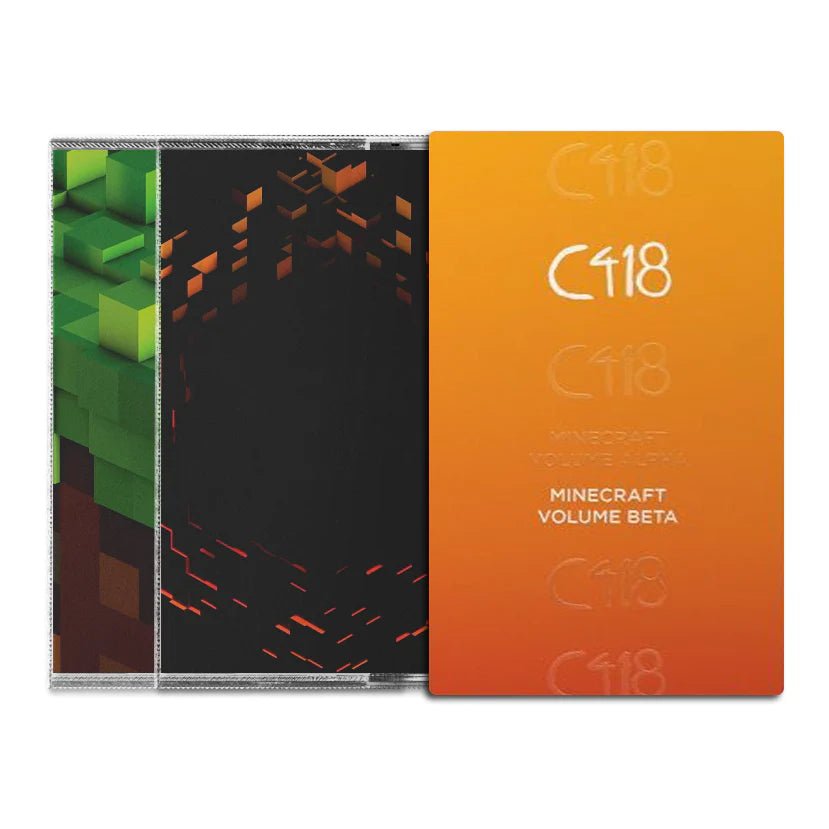 Minecraft: Volume Alpha + Beta Bundle - Original Video Game Soundtrack 2xTape Cassette Tape Ghostly International - Arcline Store
