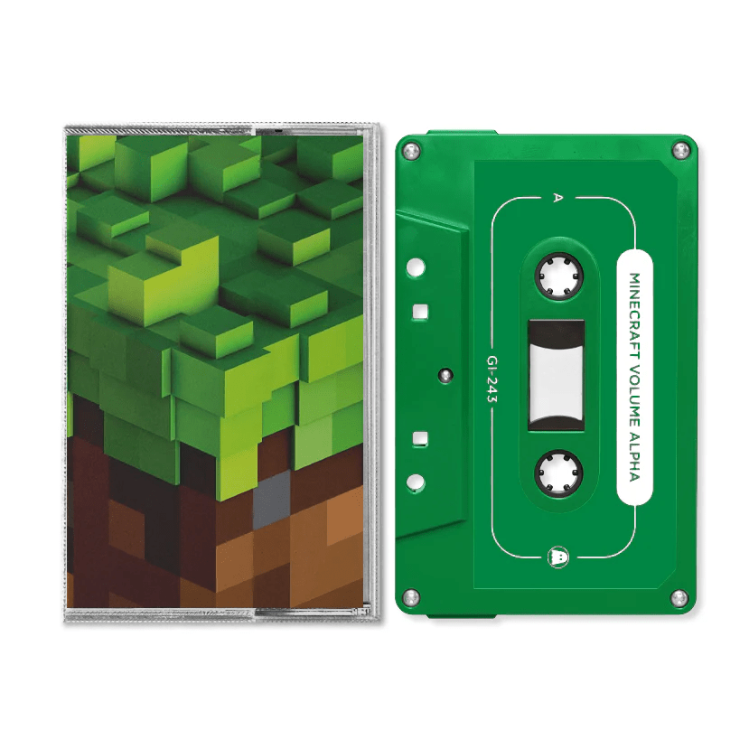 Minecraft: Volume Alpha + Beta Bundle - Original Video Game Soundtrack 2xTape Cassette Tape Ghostly International - Arcline Store