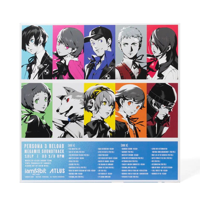 Persona 3 Reload: Megamix - Original Video Game Soundtrack 1xLP Vinyl iam8bit - Arcline Store