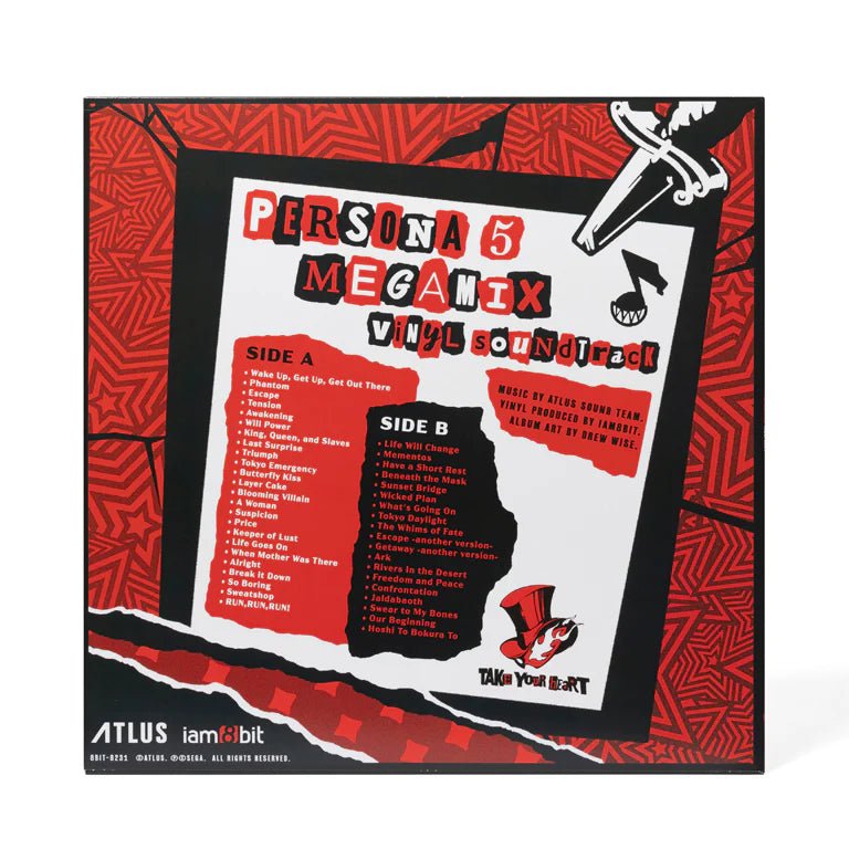 Persona 5: Megamix - Original Video Game Soundtrack 1xLP Vinyl iam8bit - Arcline Store