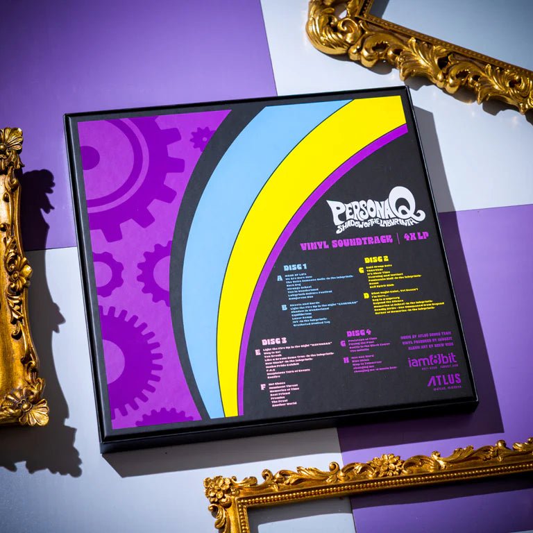 Persona Q: Shadow of the Labyrinth Vinyl - Original Video Game Soundtrack 4xLP Vinyl Iam8bit - Arcline Store