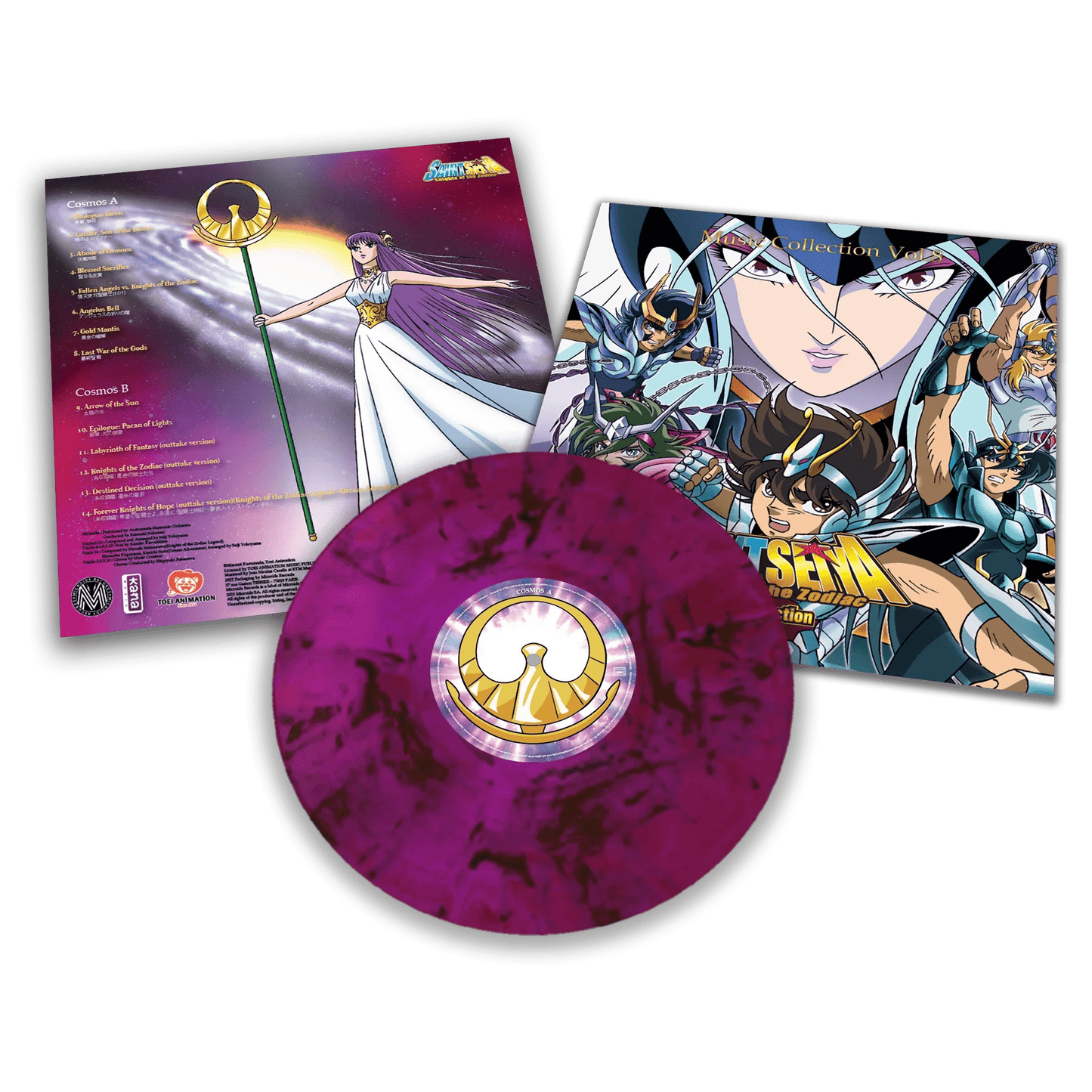 Saint Seiya: Music Collection Volume 8 Vinyl - Original Anime Soundtrack 1xLP Vinyl Microids Records - Arcline Store