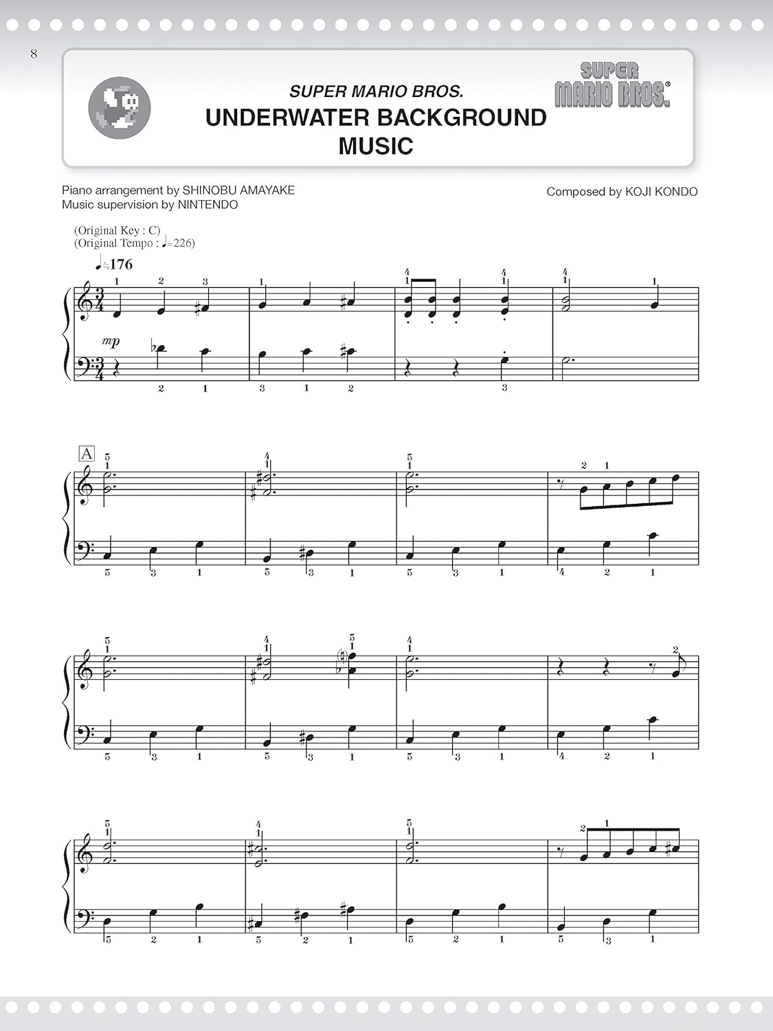 Super Mario Series for Easy Piano - Piano Sheet Music Book Sheet Music Book Alfred Music - Arcline Store