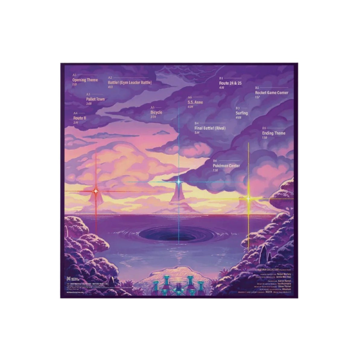 Symphonic Journeys: Pokémon Red & Blue - Nolan Markey 1xLP Vinyl Materia Collective - Arcline Store