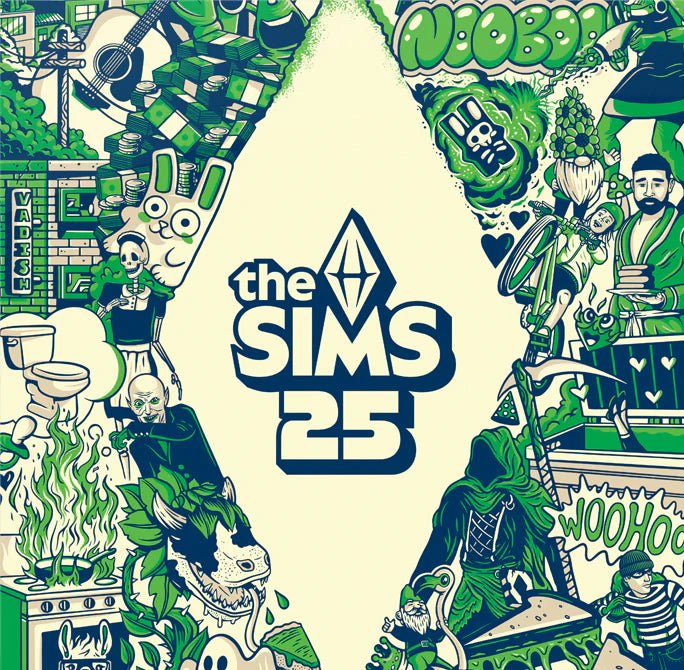 The Sims 25th Anniversary - Original Video Game Soundtrack 2xLP Vinyl Enjoy the Ride - Arcline Store
