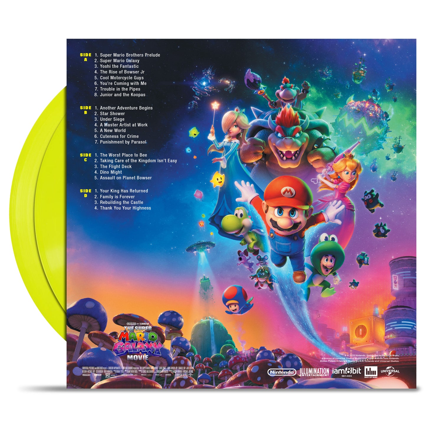 The Super Mario Galaxy (Original Soundtrack) Vinyl Iam8bit - Arcline Store