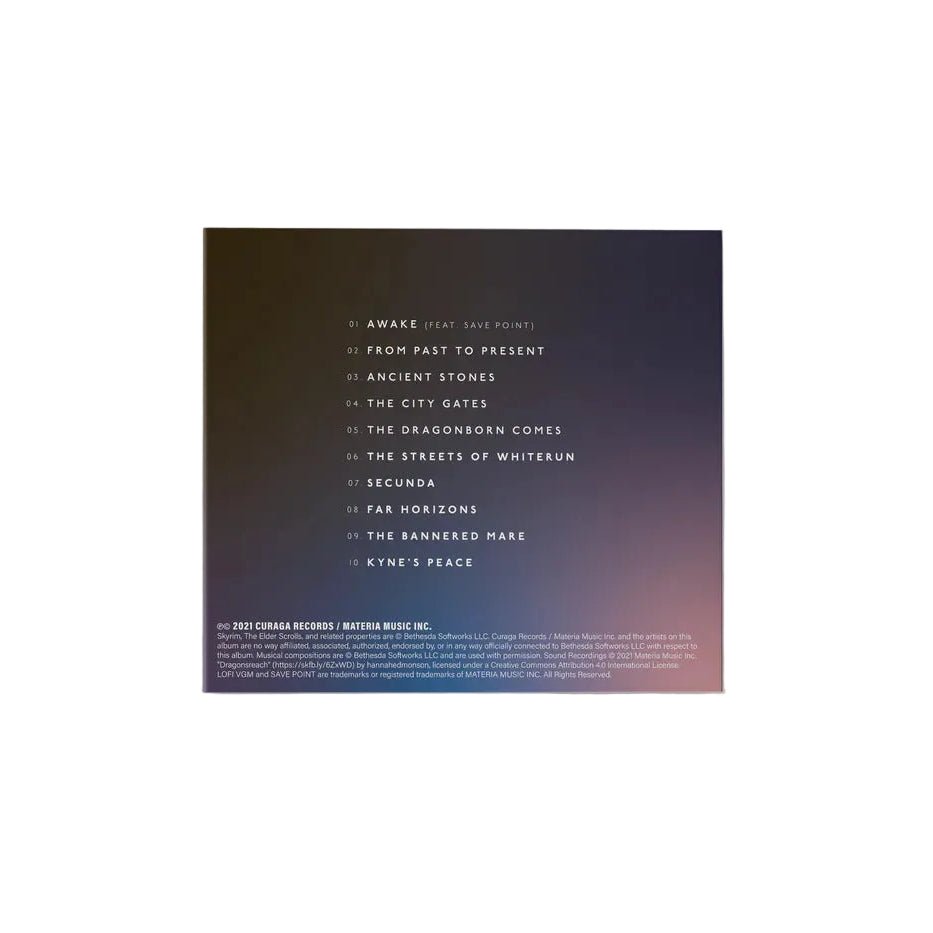 Video Game LoFi: Skyrim - High Tide Lofi 1xCD Compact Disc Curaga Records - Arcline Store