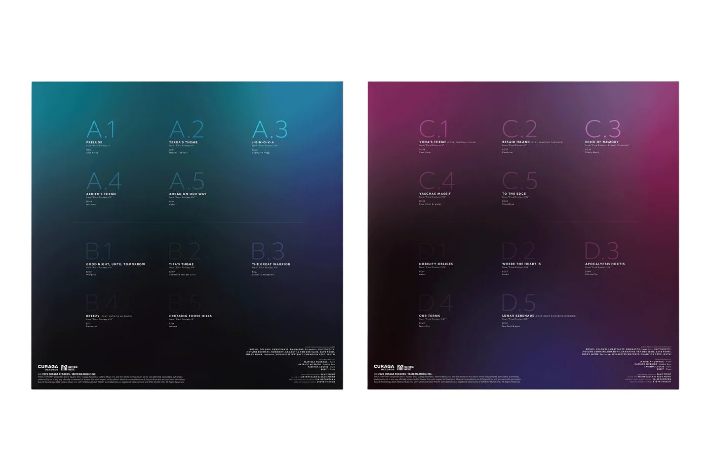 Video Game LoFi Vinyl: Final Fantasy – LoFi VGM 2xLP Vinyl Curaga Records - Arcline Store
