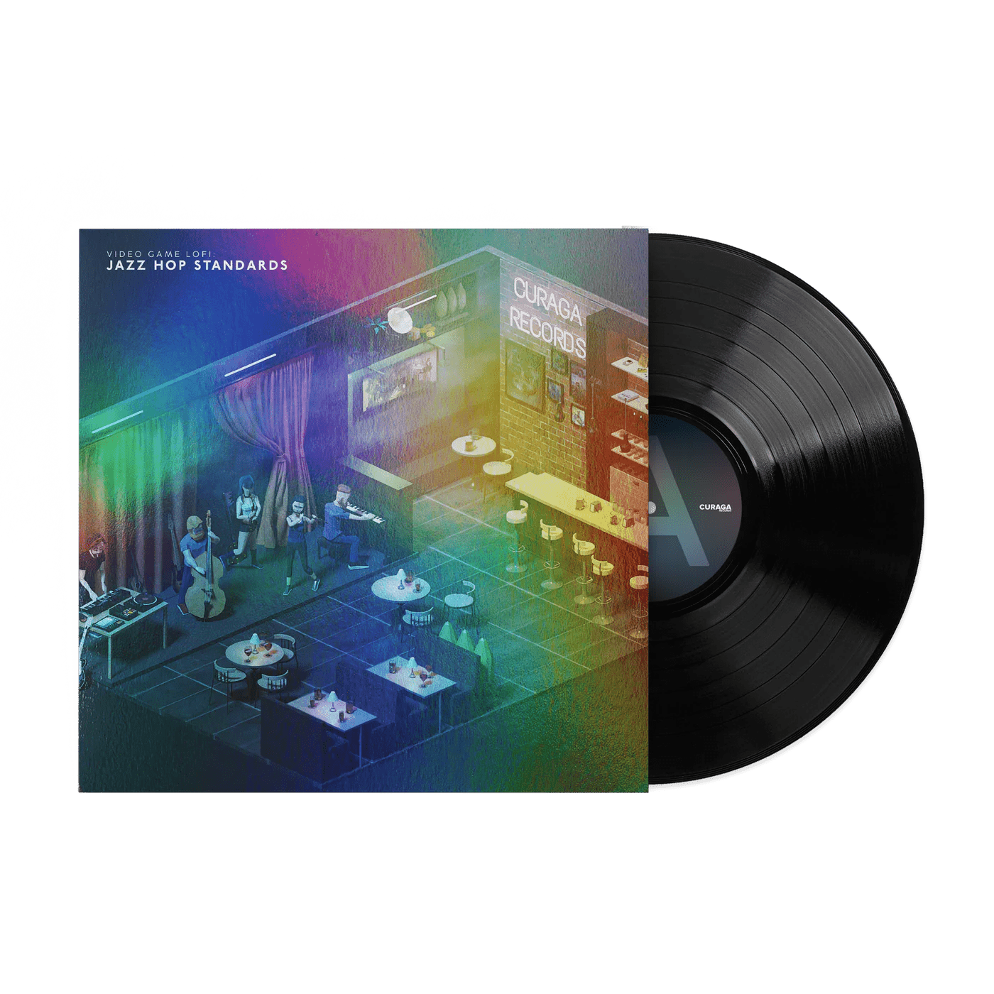 Video Game LoFi Vinyl: Jazz Hop Standards, Vol. 1 – Save Point & Patrick McBride 1xLP Vinyl Curaga Records - Arcline Store