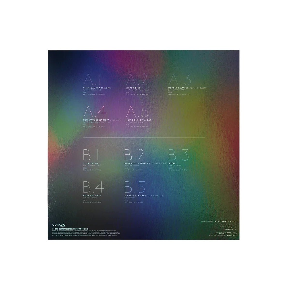 Video Game LoFi Vinyl: Jazz Hop Standards, Vol. 1 – Save Point & Patrick McBride 1xLP Vinyl Curaga Records - Arcline Store
