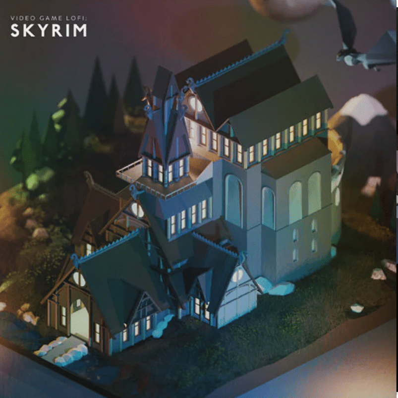 Video Game LoFi Vinyl: Skyrim Vinyl Curaga Records - Arcline Store