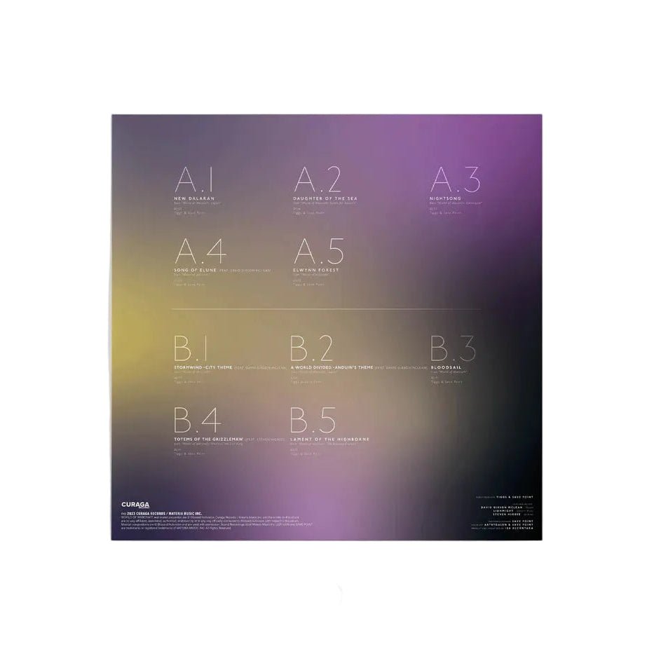 Video Game LoFi: World of Warcraft – Tiggs & Save Point 1xLP Vinyl Curaga Records - Arcline Store