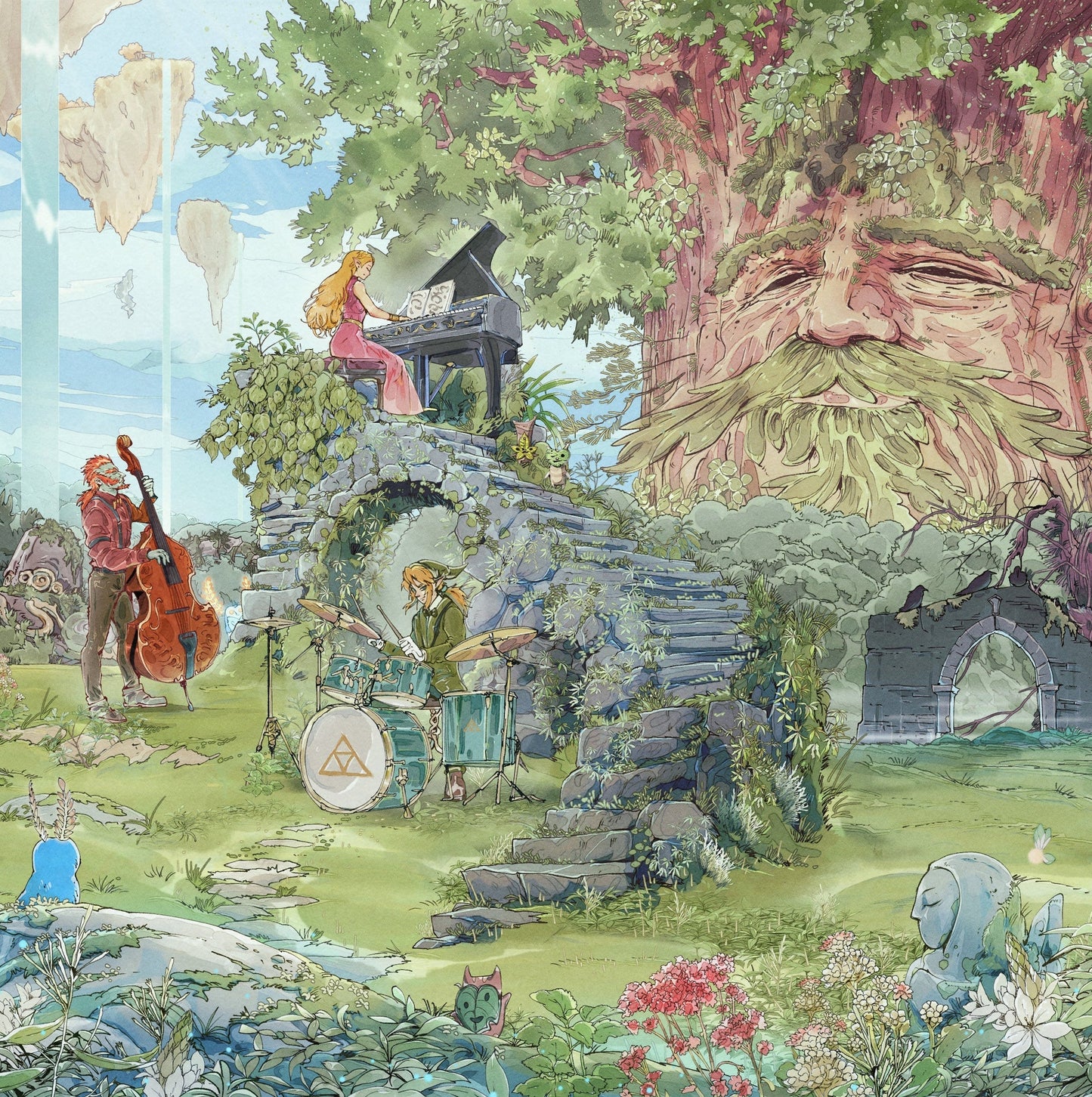 Zelda & Jazz III Vinyl - The Deku Trio 1xLP Vinyl Gamechops - Arcline Store