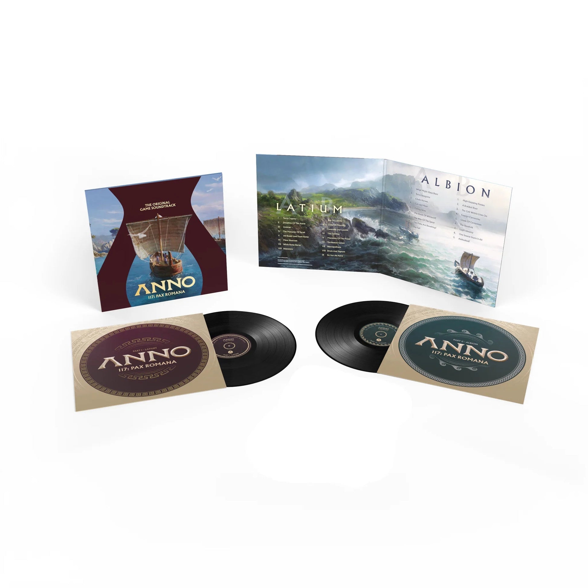 Anno 117: Pax Romana Vinyl - Original Video Game Soundtrack 2xLP Vinyl Laced Records - Arcline Store