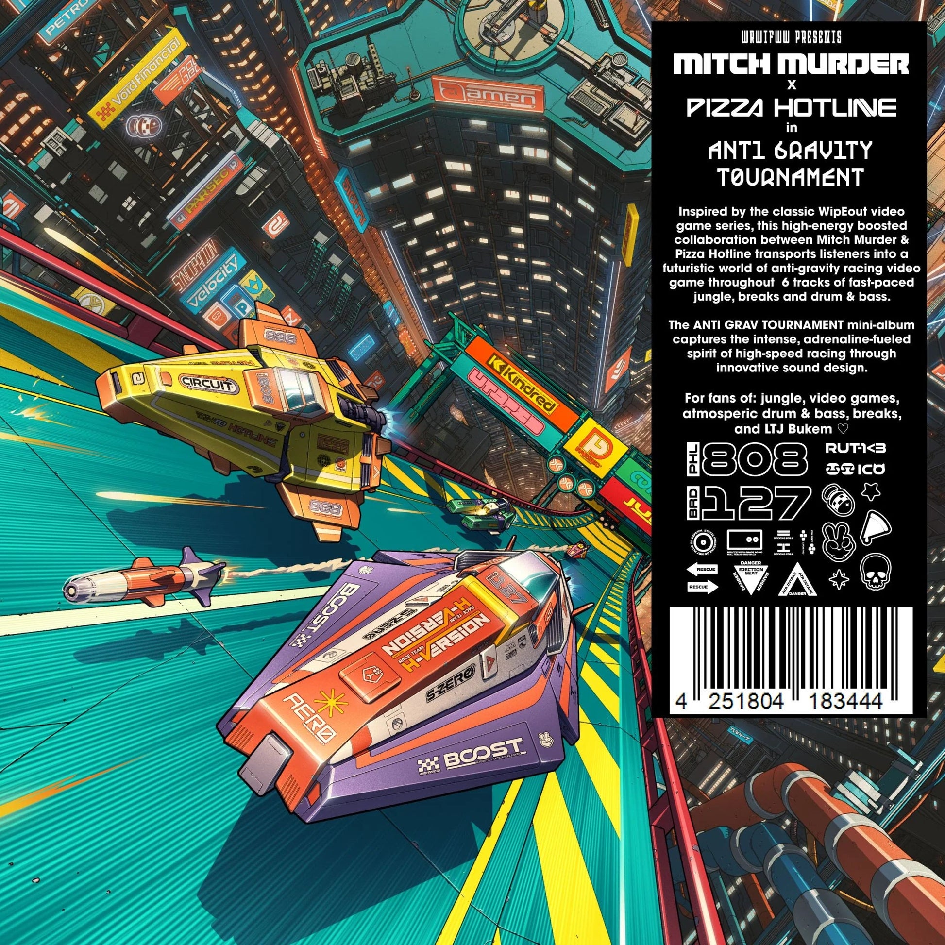 Anti Gravity Tournament Vinyl WRWTFWW Records - Arcline Store