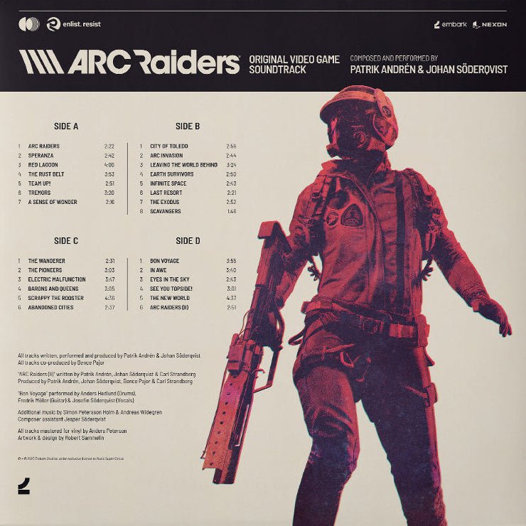 ARC Raiders Vinyl - Original Video Game Soundtrack 2xLP – Arcline