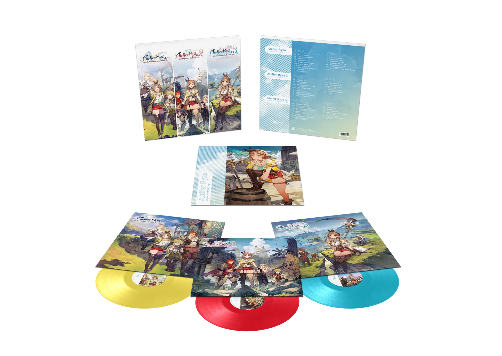 Atelier Ryza Vinyl - Original Video Game Soundtrack 3xLP [Box Set] Vinyl Black Screen Records - Arcline Store