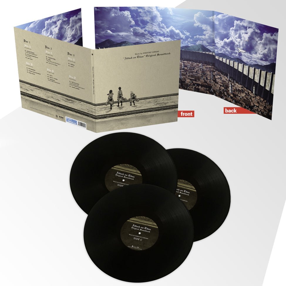 Attack on Titan: Season 1 - Original Anime Soundtrack 3xLP Vinyl Anime Limited - Arcline Store