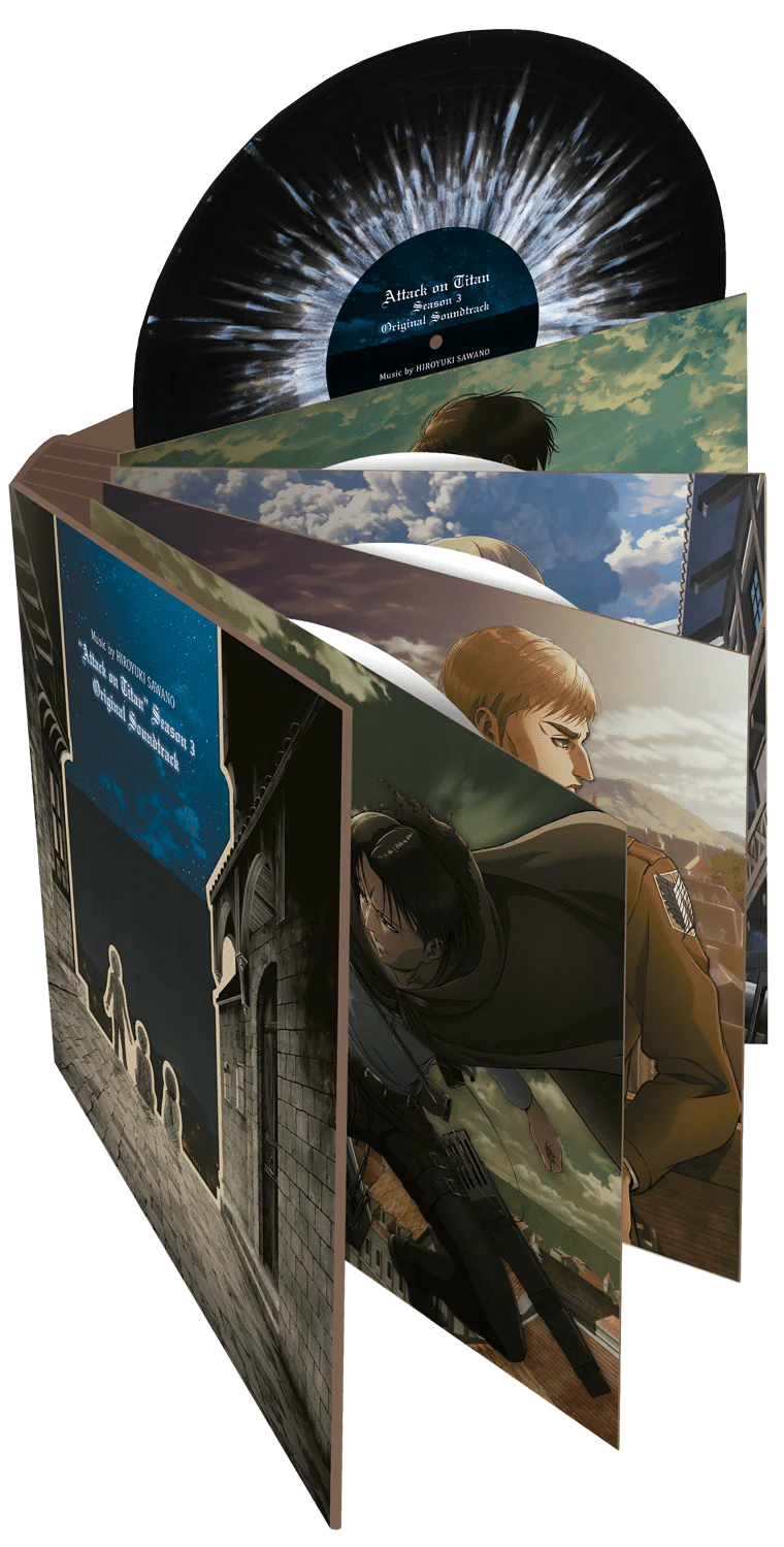 Attack on Titan Season 3 Vinyl - Original Anime Soundtrack 4xLP [Deluxe Edition] Vinyl Anime Limited - Arcline Store