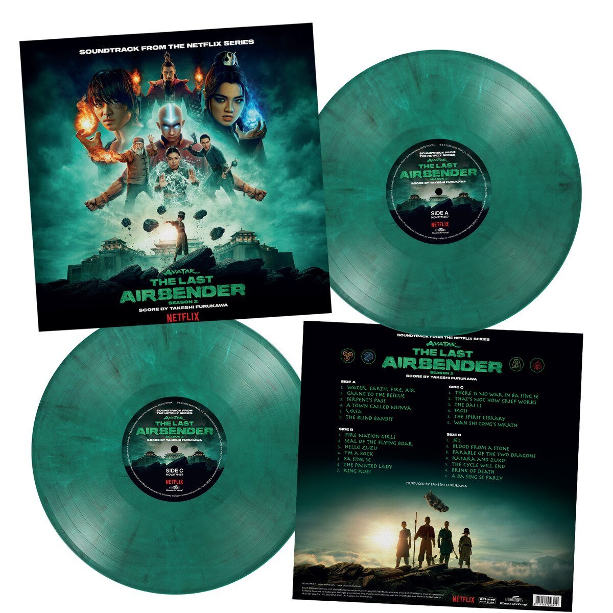 Avatar: The Last Airbender Season 2 (Original Soundtrack) Vinyl Music On Vinyl - Arcline Store