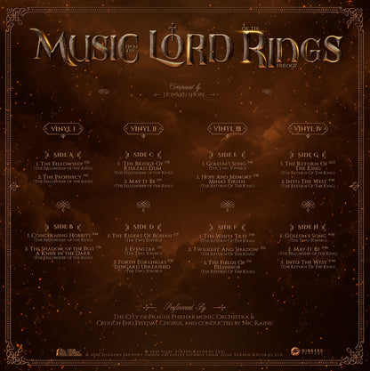 The Music From Lord of the Rings Vinyl - Prague Philharmonic Orchestra 4xLP [Boxset]
