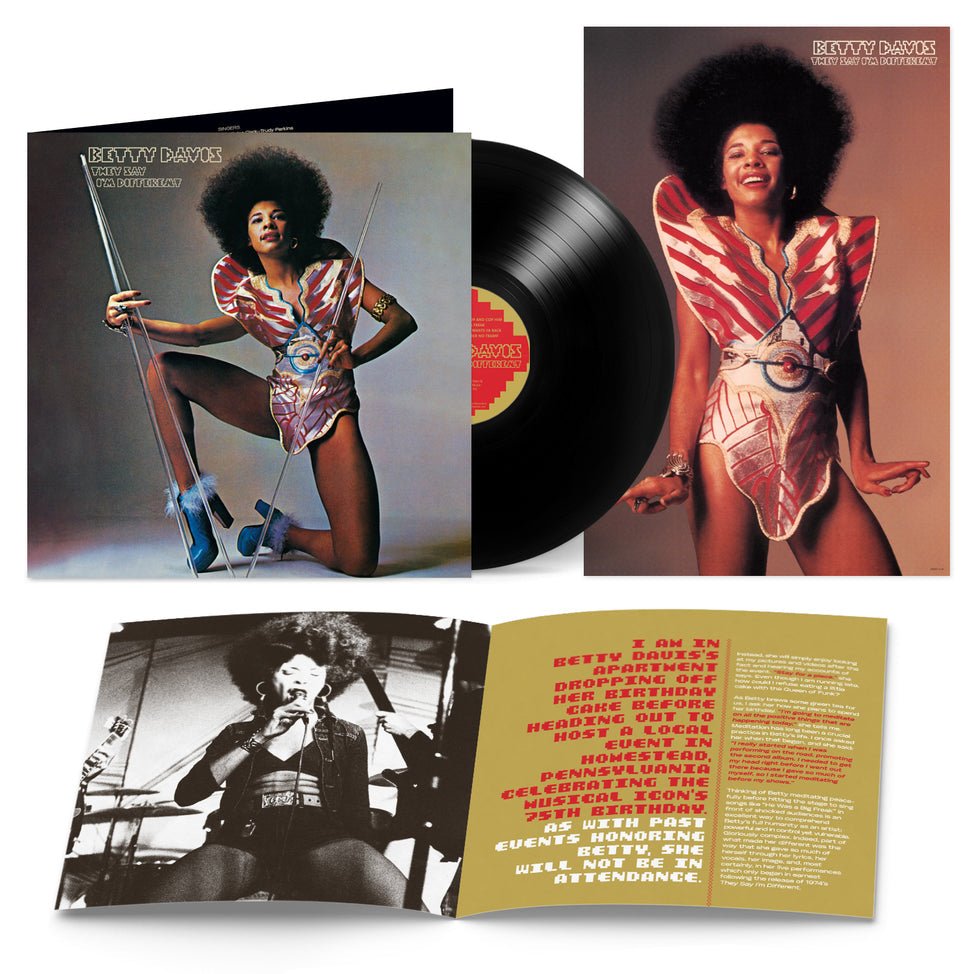 Betty Davis - They Say I'm Different 1xLP Vinyl Light in the Attic - Arcline Store