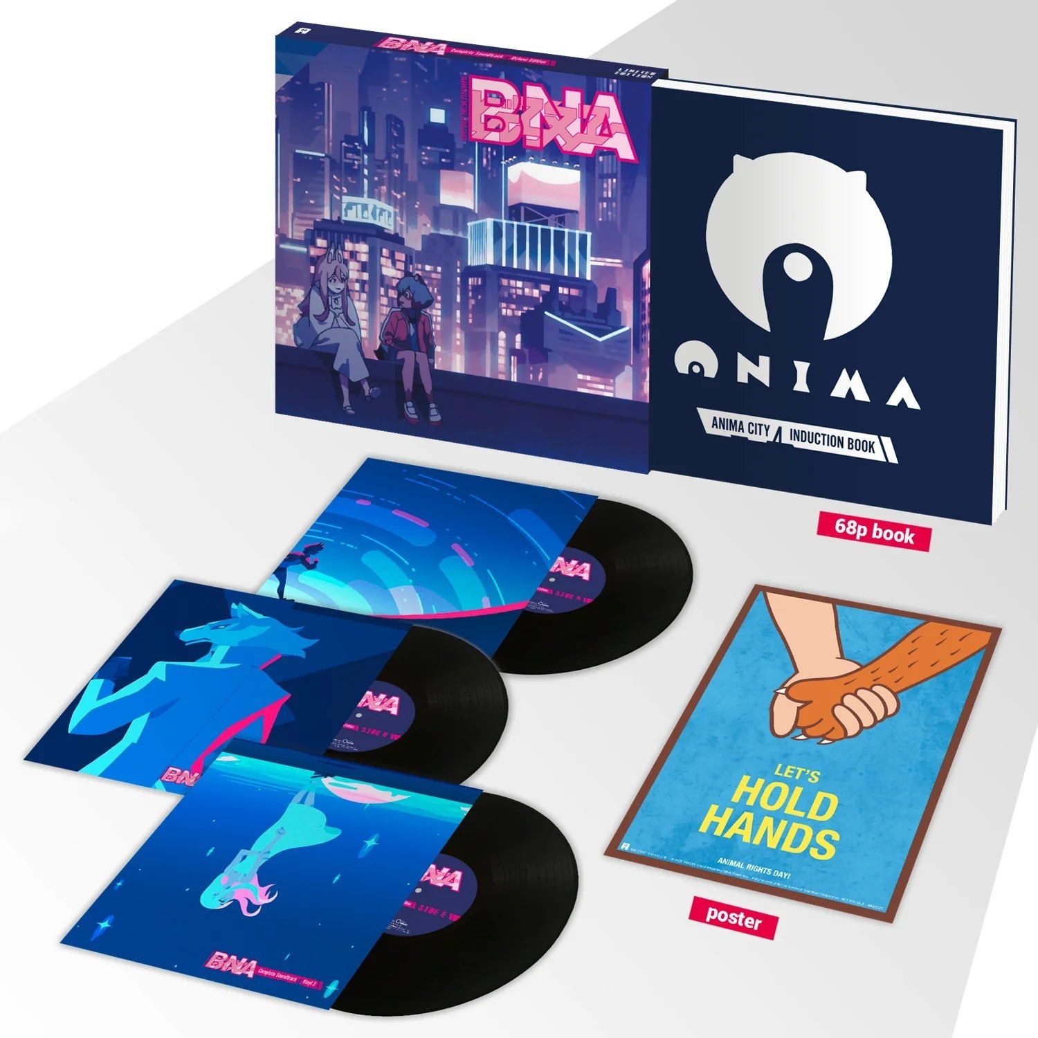 BNA: Brand New Animal Vinyl - Original Anime Soundtrack 3xLP [Deluxe Edition] Vinyl Anime Limited - Arcline Store