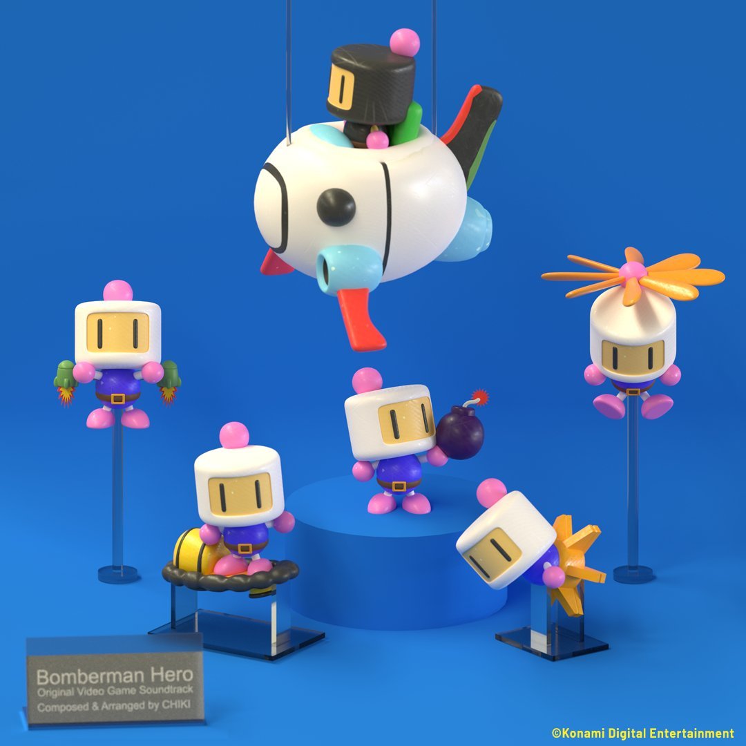 Bomberman Hero - Original Video Game Soundtrack 2xLP 2LP Vinyl Ship to Shore - Arcline Store