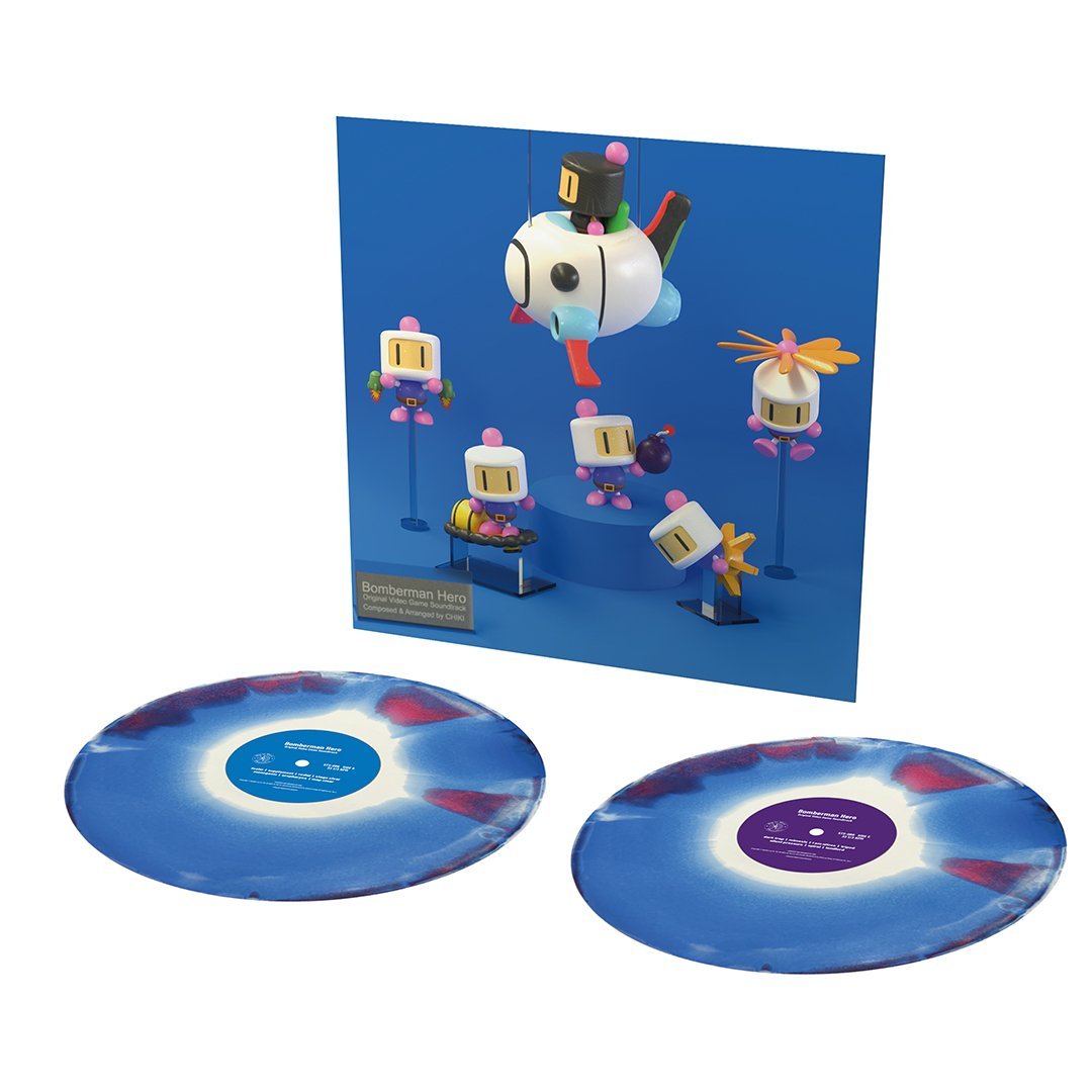 Bomberman Hero - Original Video Game Soundtrack 2xLP 2LP Vinyl Ship to Shore - Arcline Store