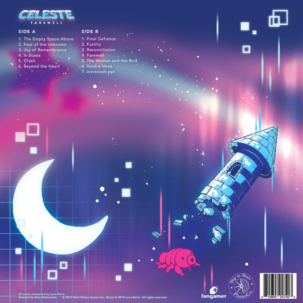 Celeste: Farewell - Original Video Game Soundtrack 1xLP Vinyl Ship to Shore - Arcline Store