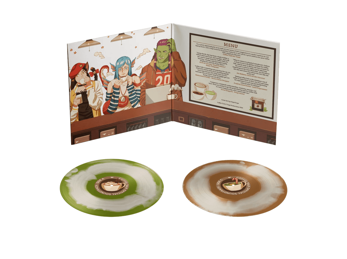 Coffee Talk Vinyl - Original Video Game Soundtrack 2xLP – Arcline Coffee Talk Vinyl - Original Video Game Soundtrack 2xLP – Arcline