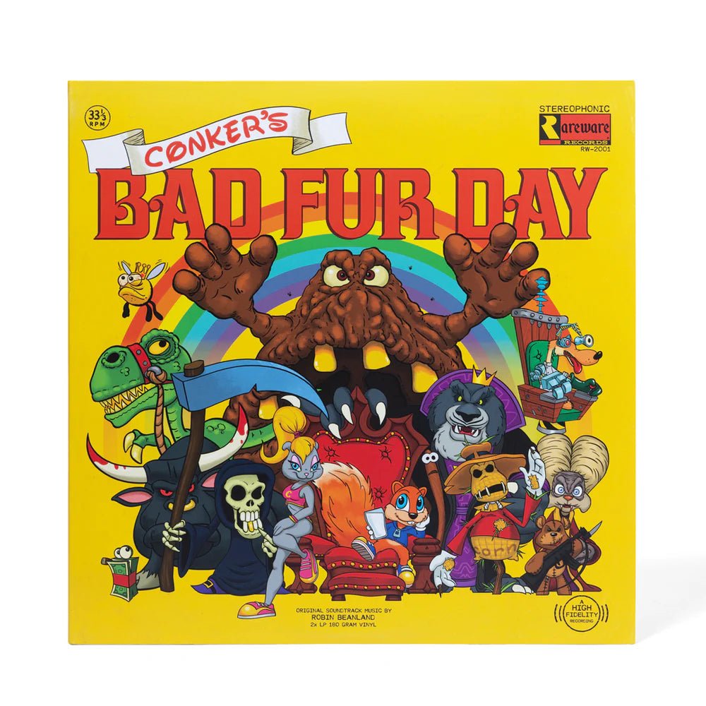 Conker's Bad Fur Day Vinyl Soundtrack from Video Game – Arcline Store